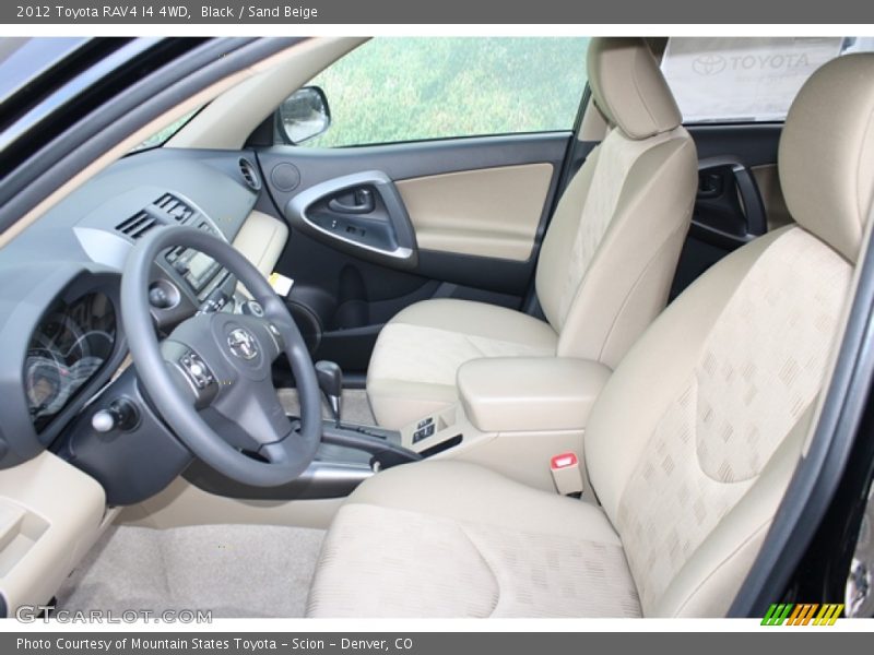 Black / Sand Beige 2012 Toyota RAV4 I4 4WD