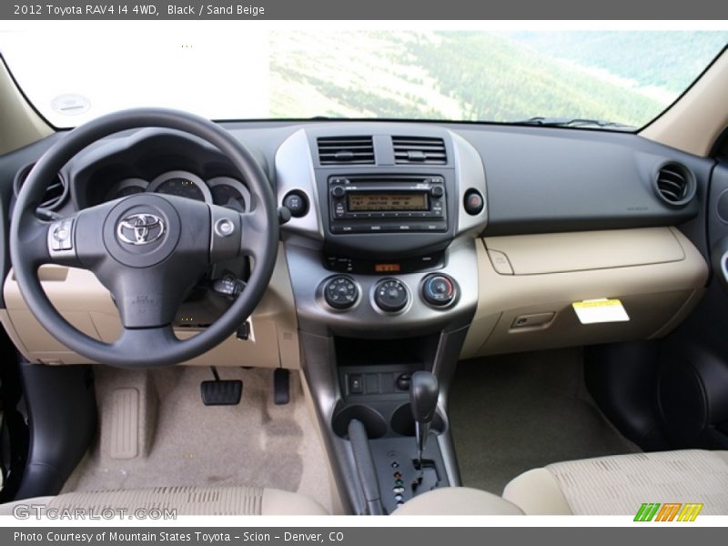 Black / Sand Beige 2012 Toyota RAV4 I4 4WD