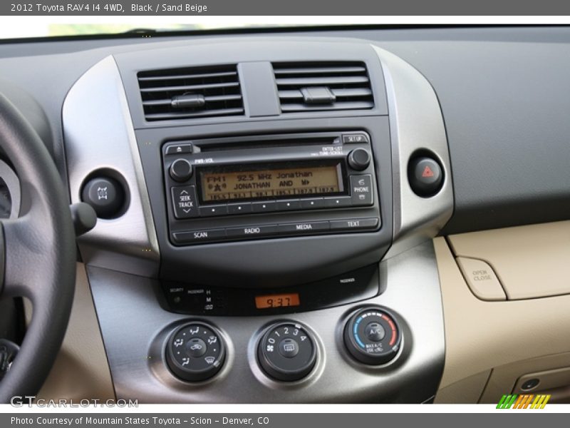 Black / Sand Beige 2012 Toyota RAV4 I4 4WD