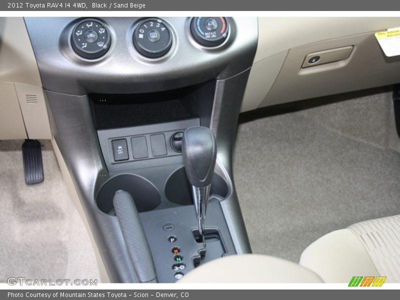 Black / Sand Beige 2012 Toyota RAV4 I4 4WD