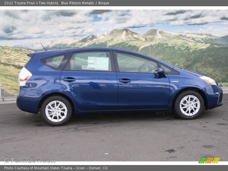 2012 Prius v Two Hybrid Blue Ribbon Metallic
