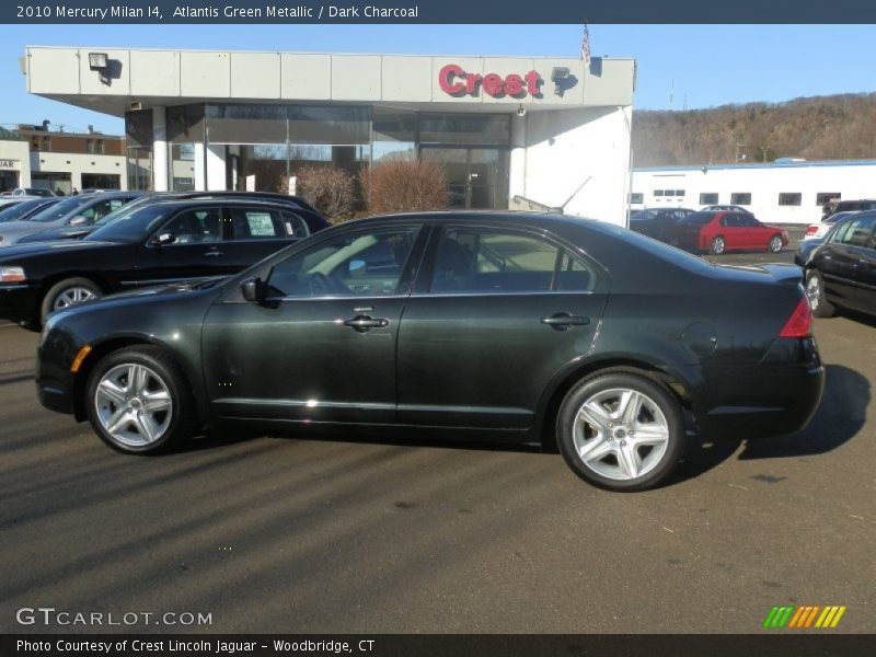 Atlantis Green Metallic / Dark Charcoal 2010 Mercury Milan I4