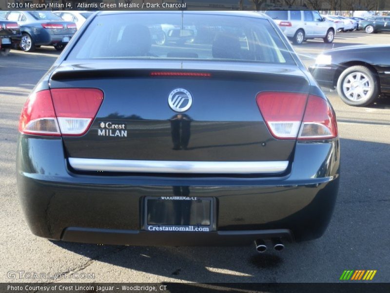 Atlantis Green Metallic / Dark Charcoal 2010 Mercury Milan I4