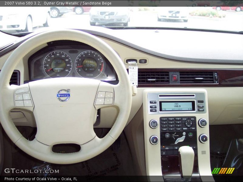 Oyster Gray Metallic / Sandstone Beige 2007 Volvo S80 3.2