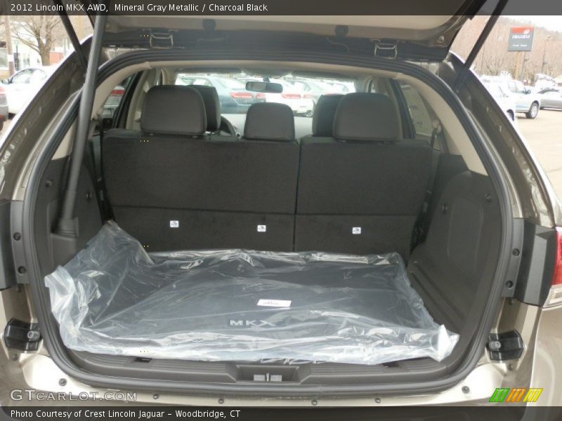 Mineral Gray Metallic / Charcoal Black 2012 Lincoln MKX AWD