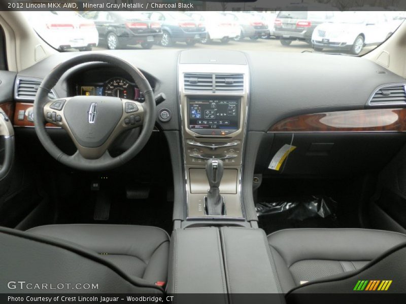 Mineral Gray Metallic / Charcoal Black 2012 Lincoln MKX AWD