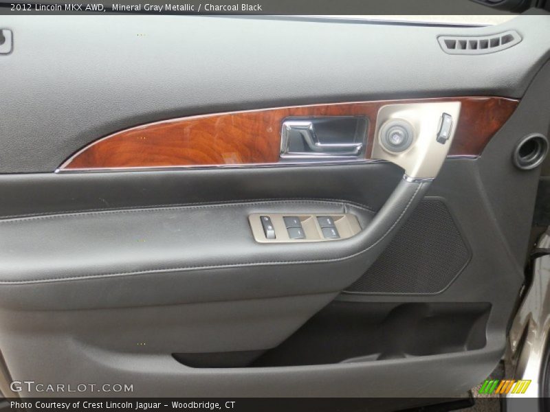 Mineral Gray Metallic / Charcoal Black 2012 Lincoln MKX AWD