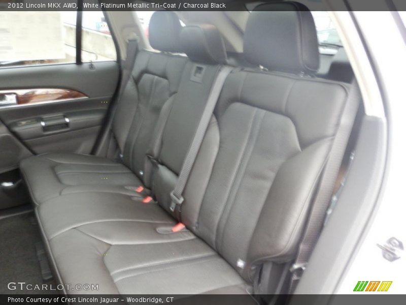White Platinum Metallic Tri-Coat / Charcoal Black 2012 Lincoln MKX AWD