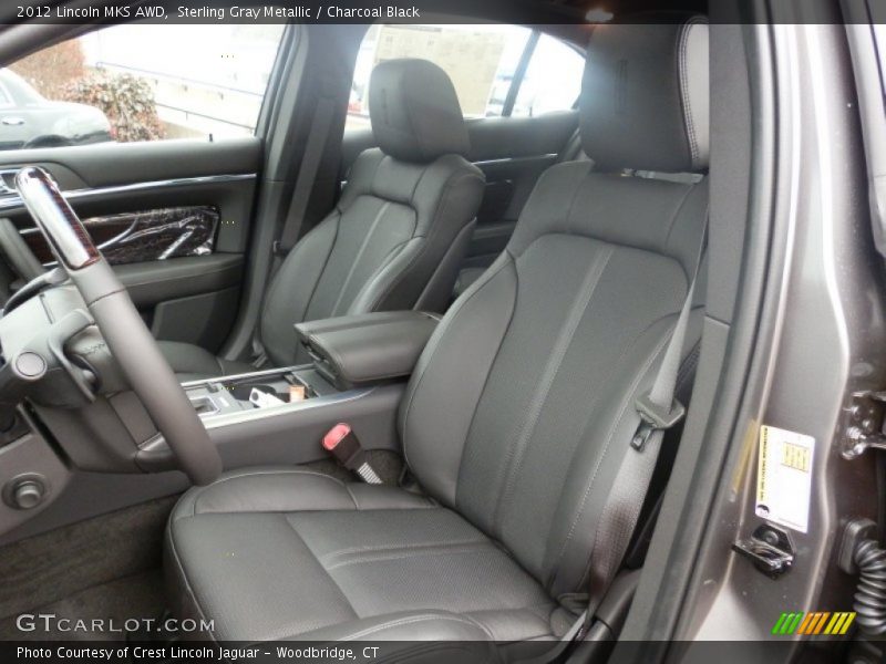 Sterling Gray Metallic / Charcoal Black 2012 Lincoln MKS AWD