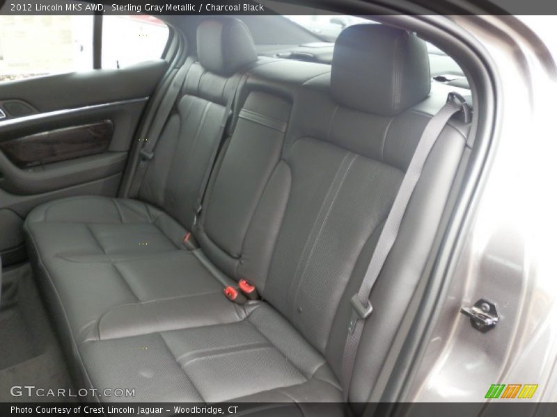 Sterling Gray Metallic / Charcoal Black 2012 Lincoln MKS AWD