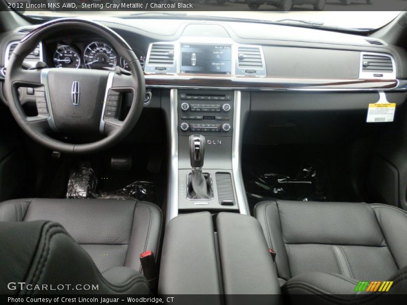Sterling Gray Metallic / Charcoal Black 2012 Lincoln MKS AWD