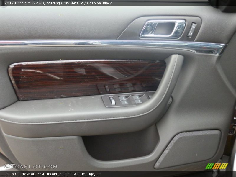Sterling Gray Metallic / Charcoal Black 2012 Lincoln MKS AWD
