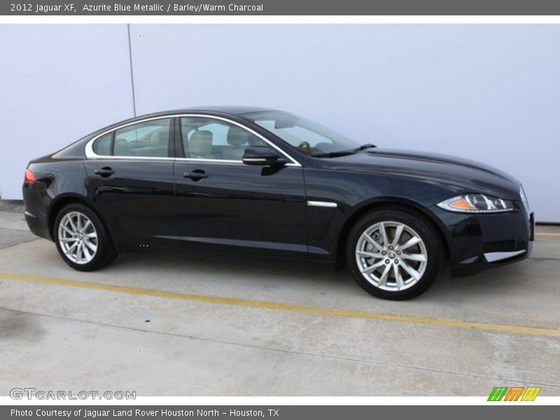 Azurite Blue Metallic / Barley/Warm Charcoal 2012 Jaguar XF