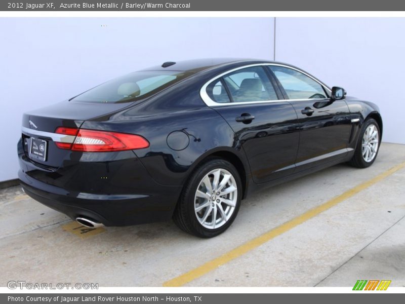Azurite Blue Metallic / Barley/Warm Charcoal 2012 Jaguar XF