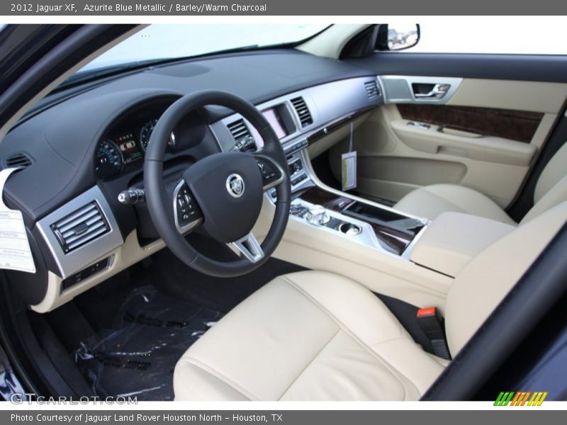 Azurite Blue Metallic / Barley/Warm Charcoal 2012 Jaguar XF