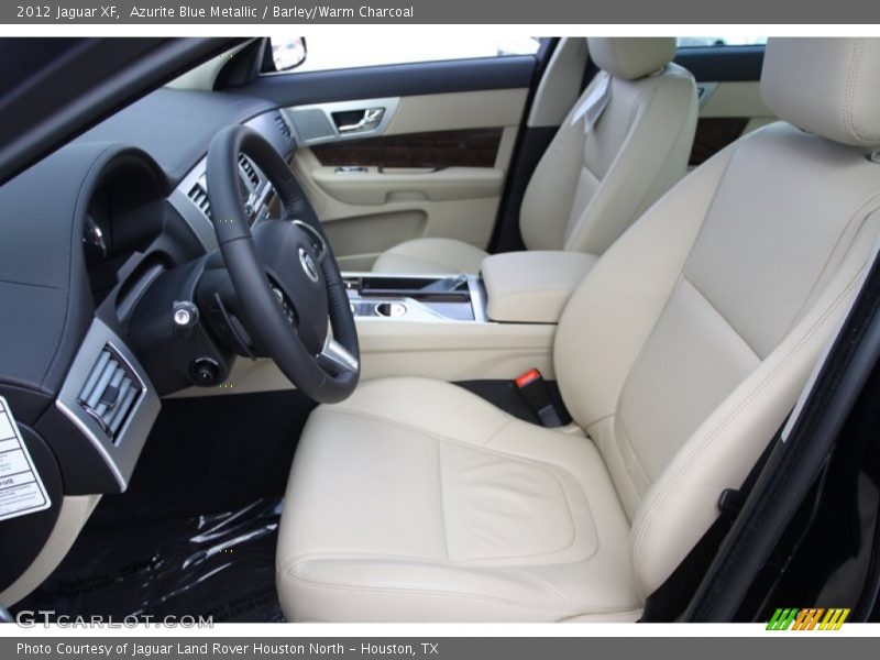 Azurite Blue Metallic / Barley/Warm Charcoal 2012 Jaguar XF