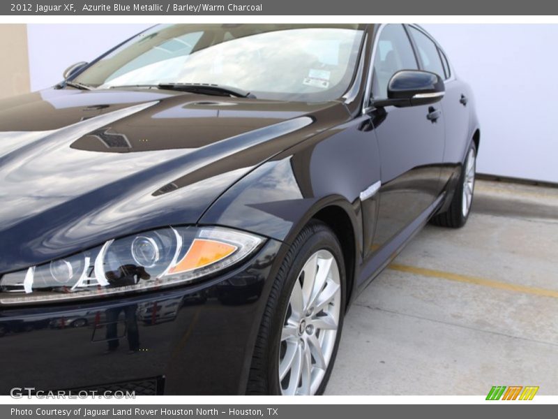Azurite Blue Metallic / Barley/Warm Charcoal 2012 Jaguar XF