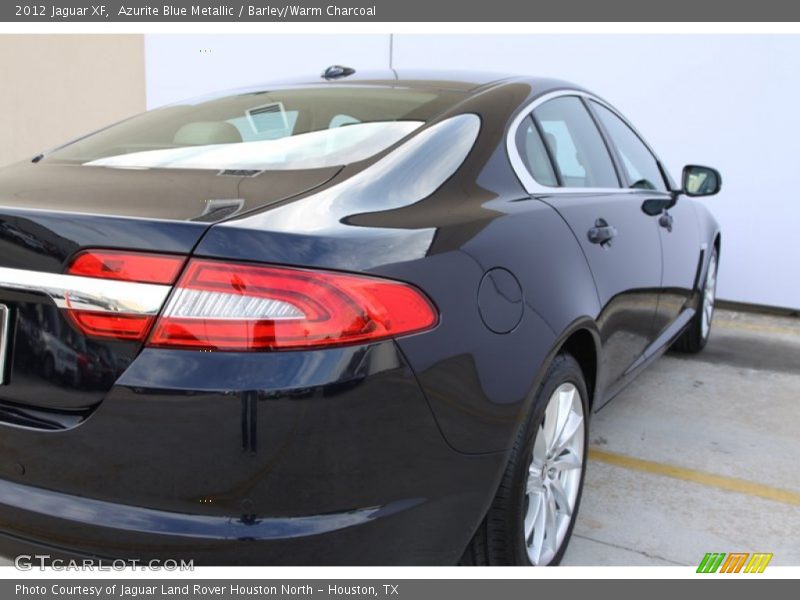 Azurite Blue Metallic / Barley/Warm Charcoal 2012 Jaguar XF