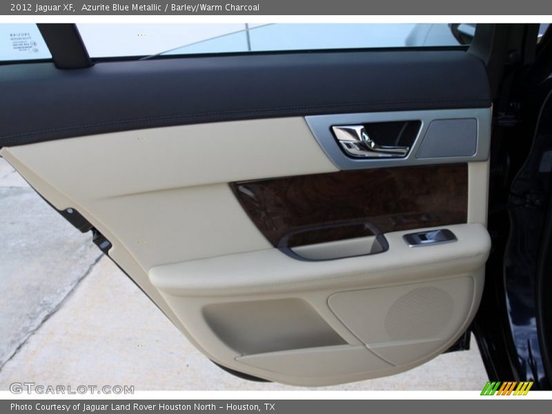 Azurite Blue Metallic / Barley/Warm Charcoal 2012 Jaguar XF