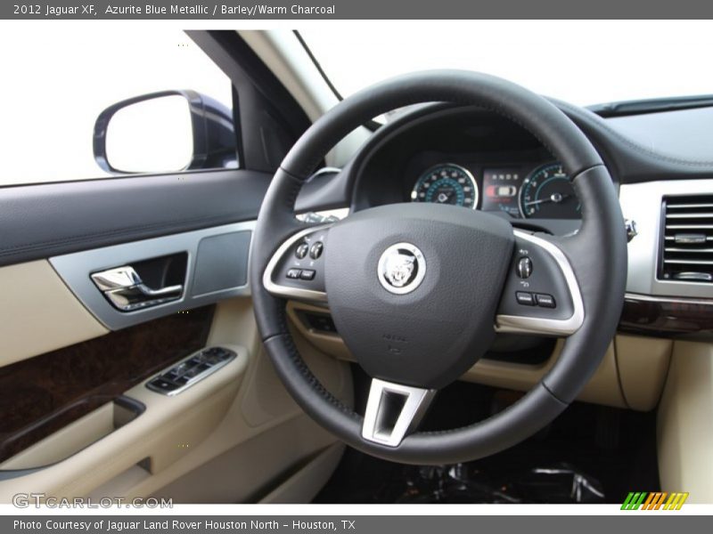 Azurite Blue Metallic / Barley/Warm Charcoal 2012 Jaguar XF