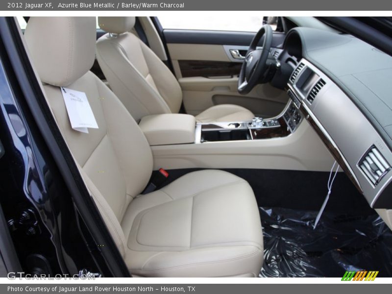 Azurite Blue Metallic / Barley/Warm Charcoal 2012 Jaguar XF