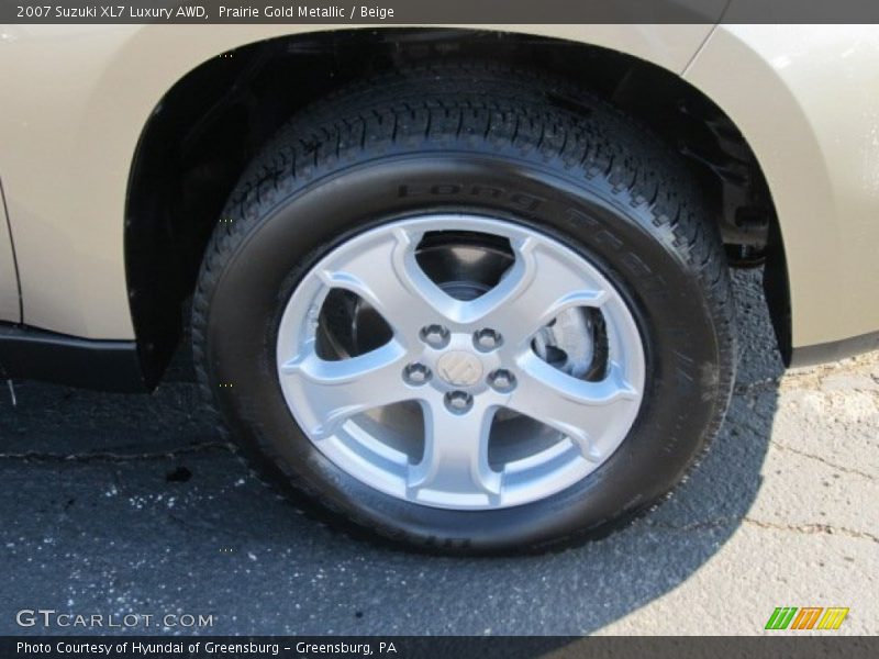 Prairie Gold Metallic / Beige 2007 Suzuki XL7 Luxury AWD