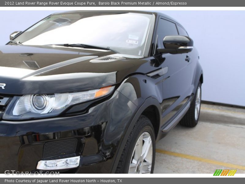 Barolo Black Premium Metallic / Almond/Espresso 2012 Land Rover Range Rover Evoque Coupe Pure