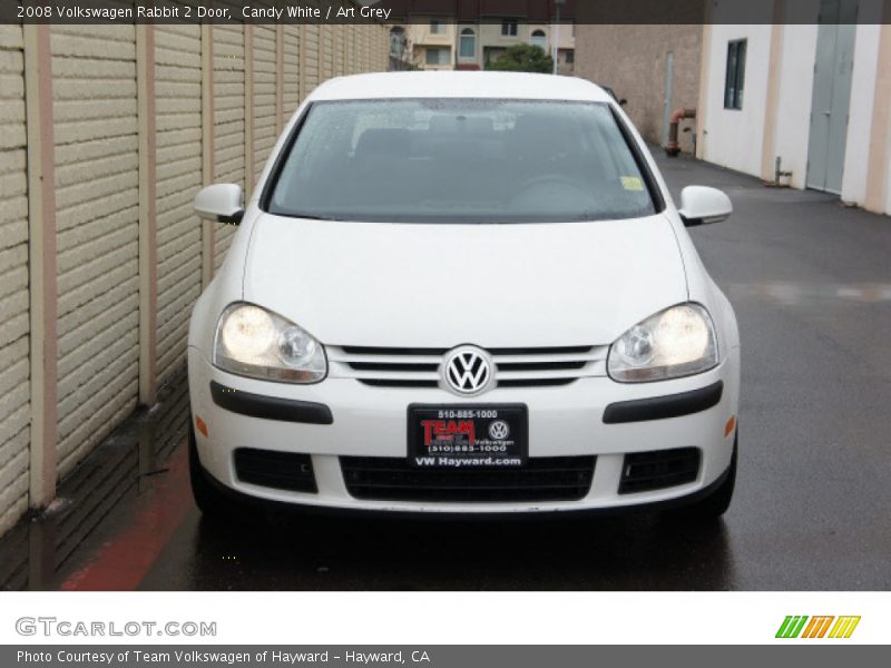 Candy White / Art Grey 2008 Volkswagen Rabbit 2 Door