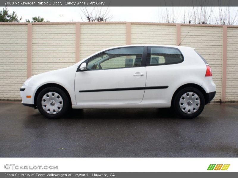 Candy White / Art Grey 2008 Volkswagen Rabbit 2 Door