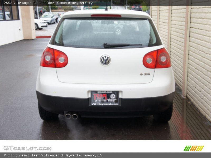 Candy White / Art Grey 2008 Volkswagen Rabbit 2 Door