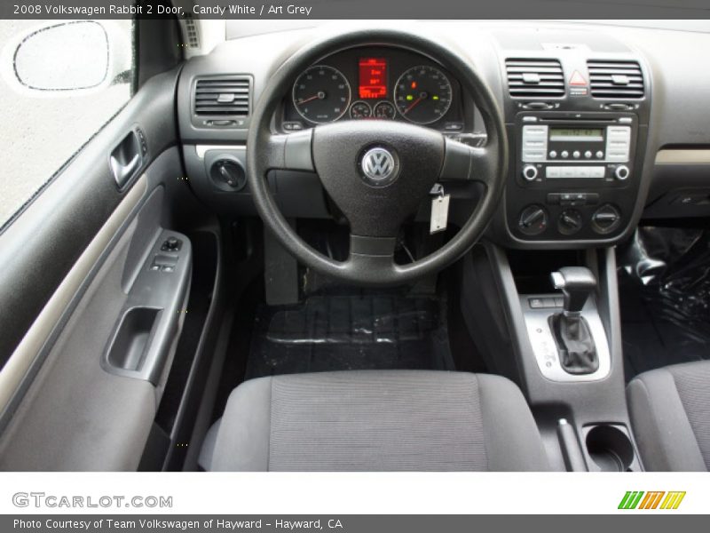 Candy White / Art Grey 2008 Volkswagen Rabbit 2 Door