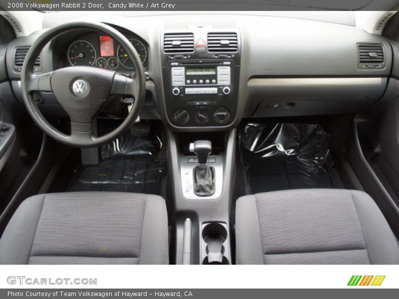 Candy White / Art Grey 2008 Volkswagen Rabbit 2 Door