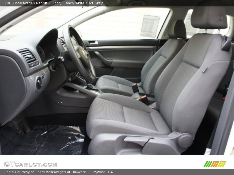 Candy White / Art Grey 2008 Volkswagen Rabbit 2 Door