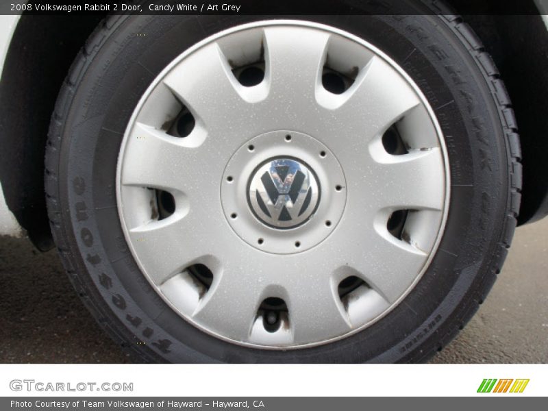 Candy White / Art Grey 2008 Volkswagen Rabbit 2 Door
