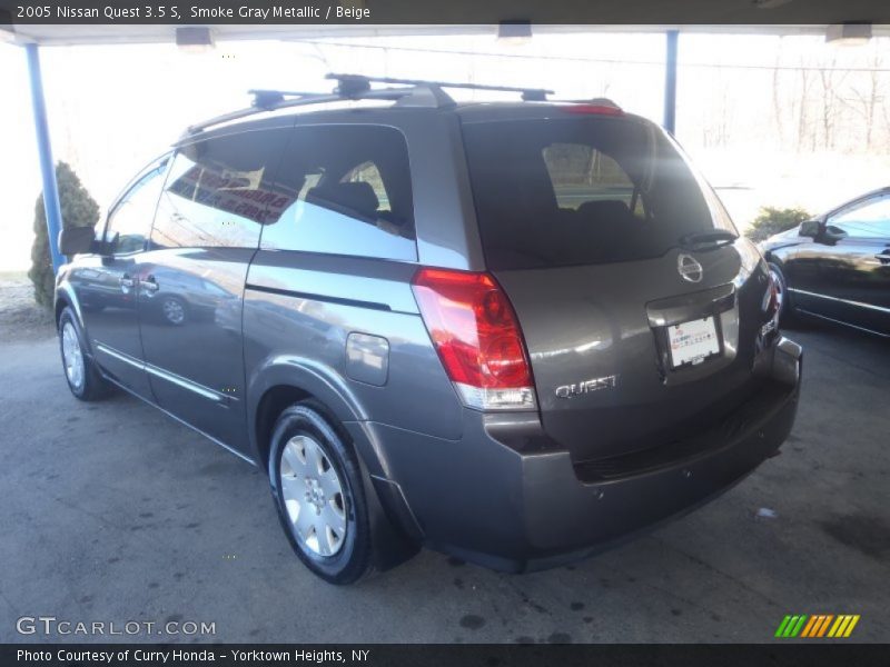 Smoke Gray Metallic / Beige 2005 Nissan Quest 3.5 S