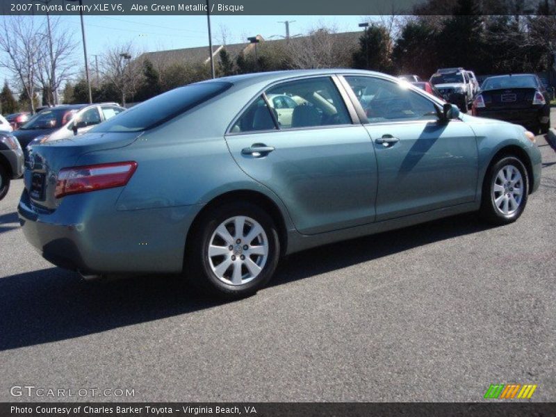 Aloe Green Metallic / Bisque 2007 Toyota Camry XLE V6