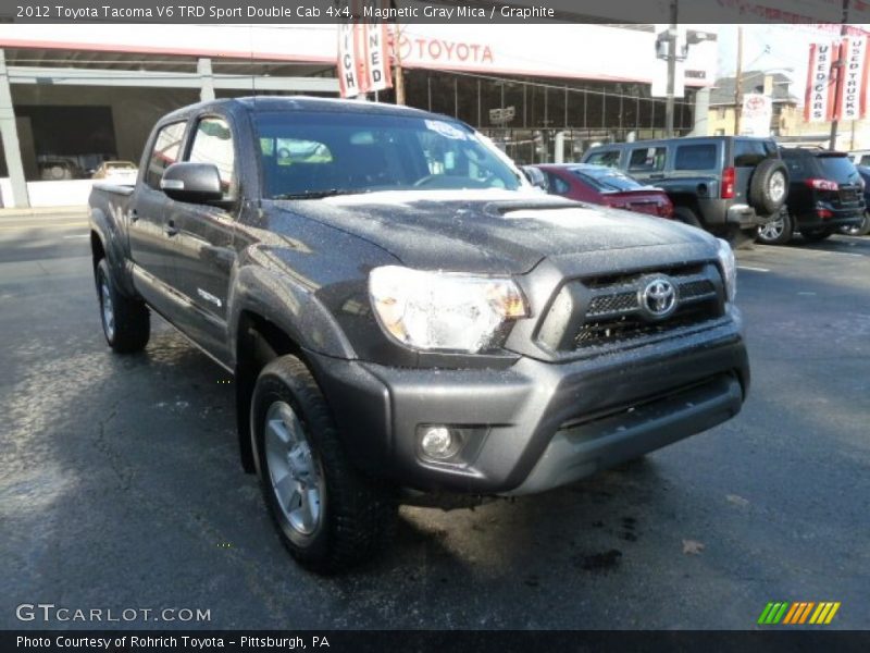 Magnetic Gray Mica / Graphite 2012 Toyota Tacoma V6 TRD Sport Double Cab 4x4