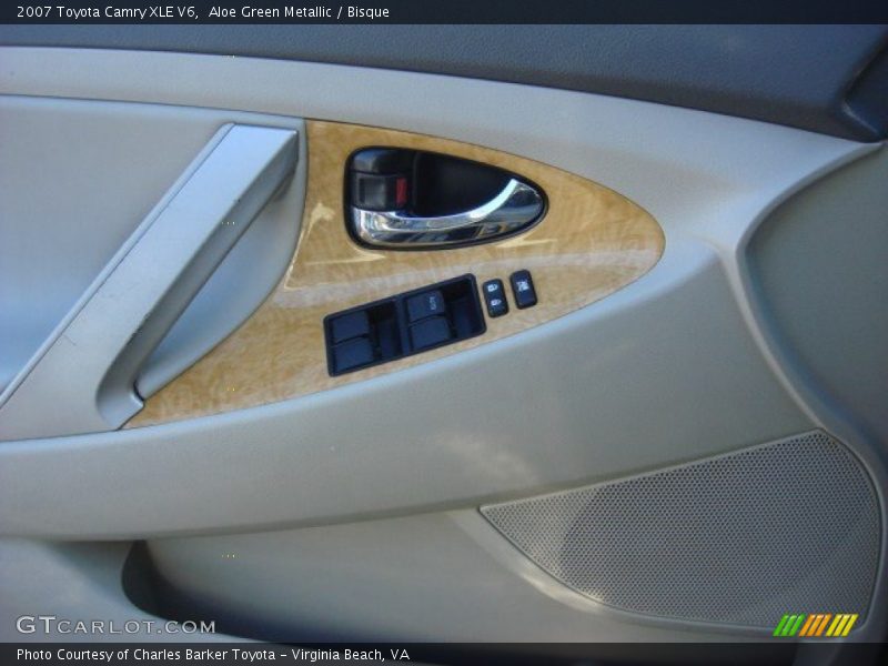 Aloe Green Metallic / Bisque 2007 Toyota Camry XLE V6