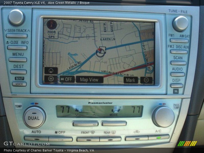 Aloe Green Metallic / Bisque 2007 Toyota Camry XLE V6