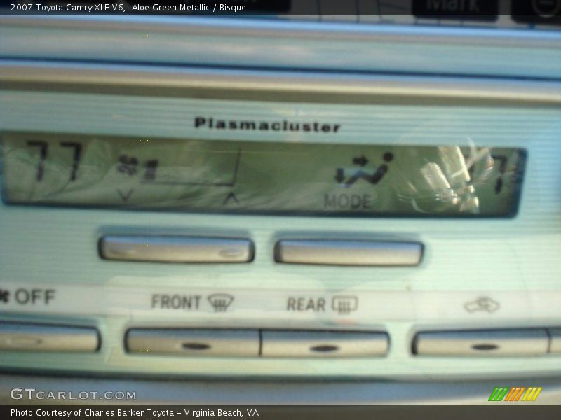 Aloe Green Metallic / Bisque 2007 Toyota Camry XLE V6