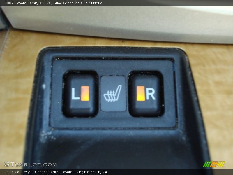 Aloe Green Metallic / Bisque 2007 Toyota Camry XLE V6