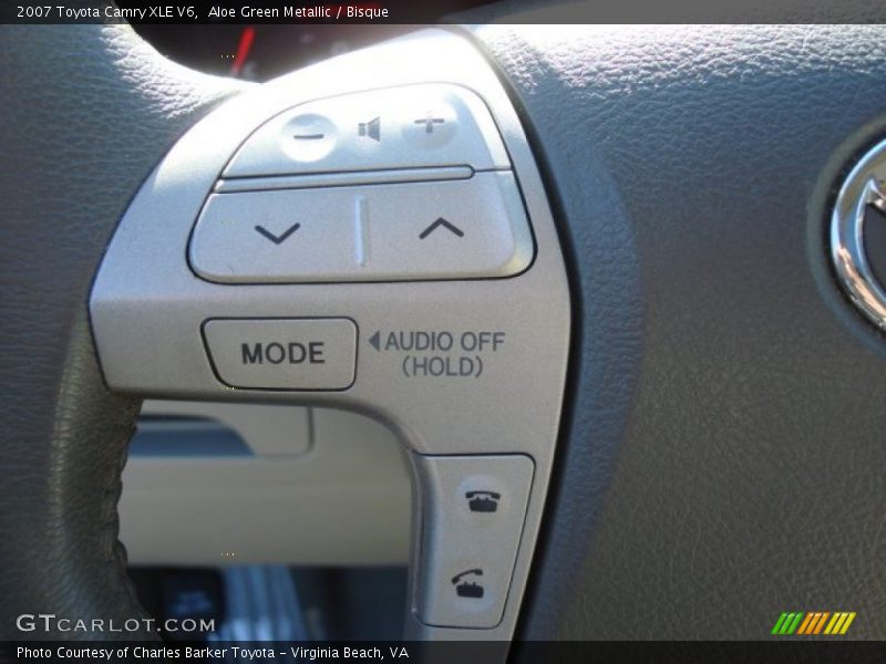 Aloe Green Metallic / Bisque 2007 Toyota Camry XLE V6