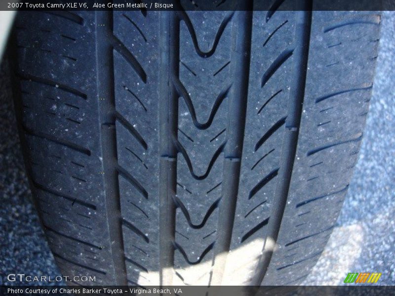 Aloe Green Metallic / Bisque 2007 Toyota Camry XLE V6
