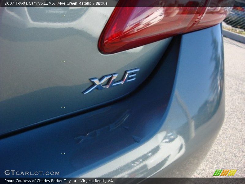 Aloe Green Metallic / Bisque 2007 Toyota Camry XLE V6