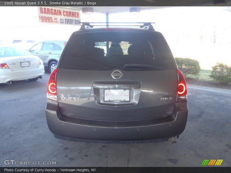 Smoke Gray Metallic / Beige 2005 Nissan Quest 3.5 S