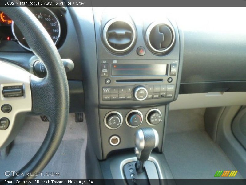 Silver Ice / Gray 2009 Nissan Rogue S AWD