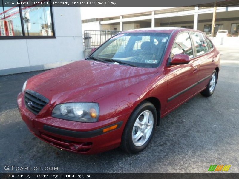 Front 3/4 View of 2004 Elantra GT Hatchback