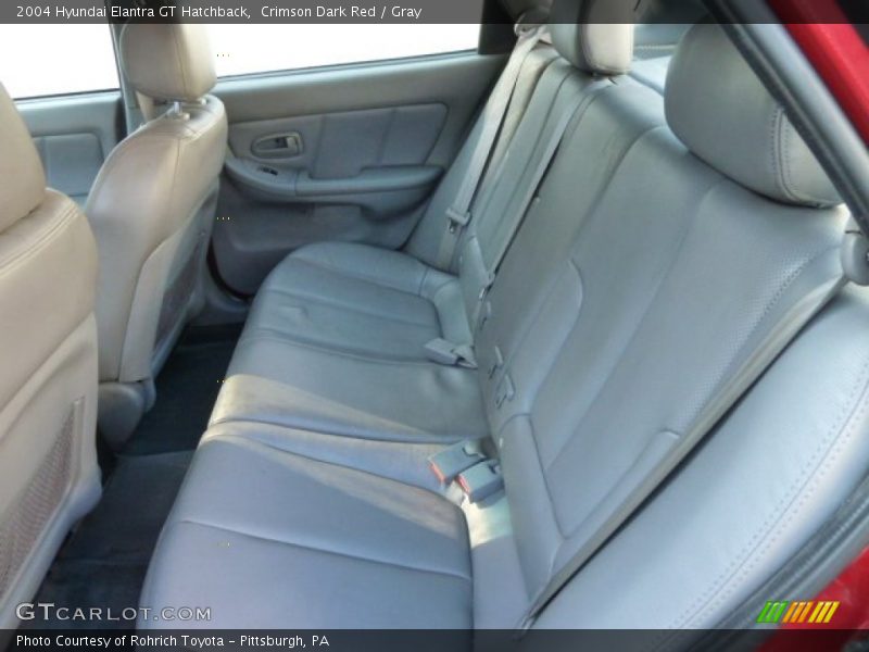 Rear Seat of 2004 Elantra GT Hatchback