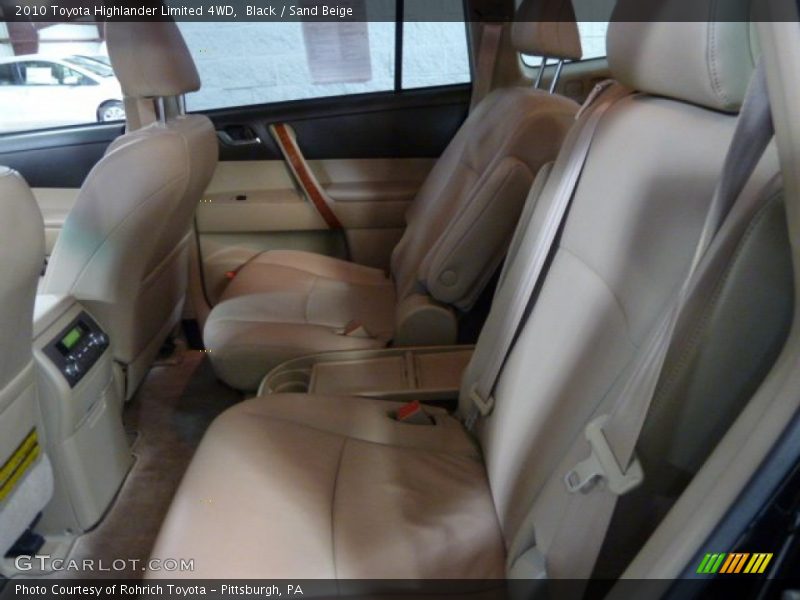 Black / Sand Beige 2010 Toyota Highlander Limited 4WD