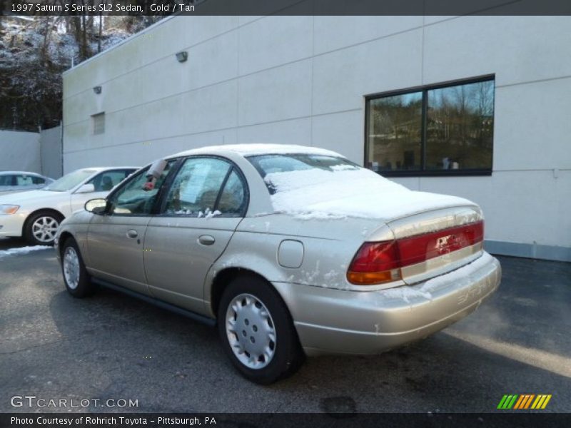 Gold / Tan 1997 Saturn S Series SL2 Sedan